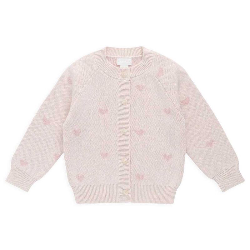 Jamie Kay Kate Cardigan Kate Heart Jacquard 0-2Y image number 0